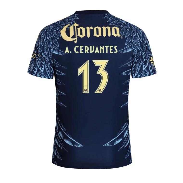 Club América 2025-26 A. Cervantes 13 Away Jersey – Navy by Soccer Jersey