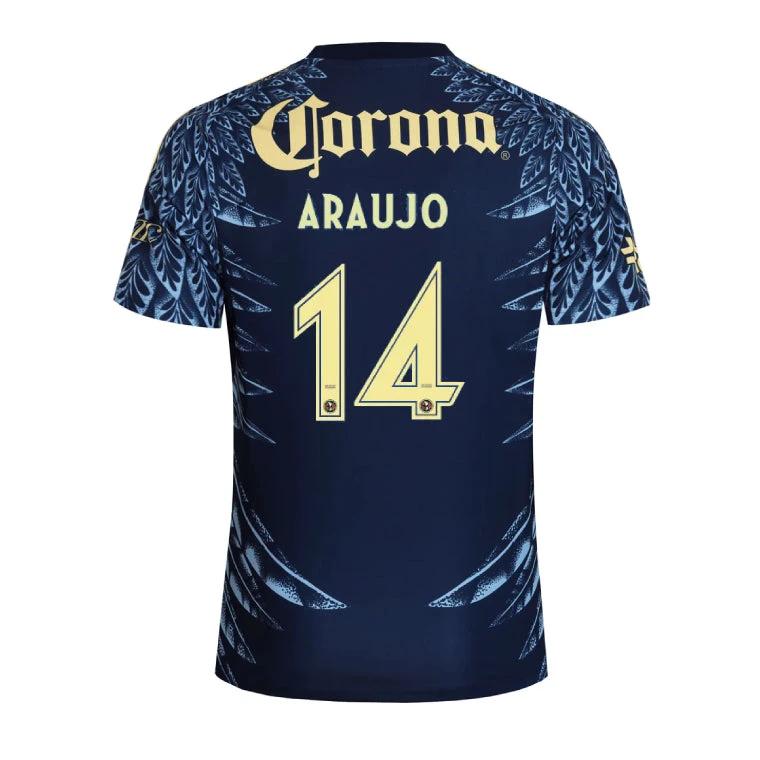 Club América 2025-26 Araujo 14 Away Jersey – Navy by Soccer Jersey