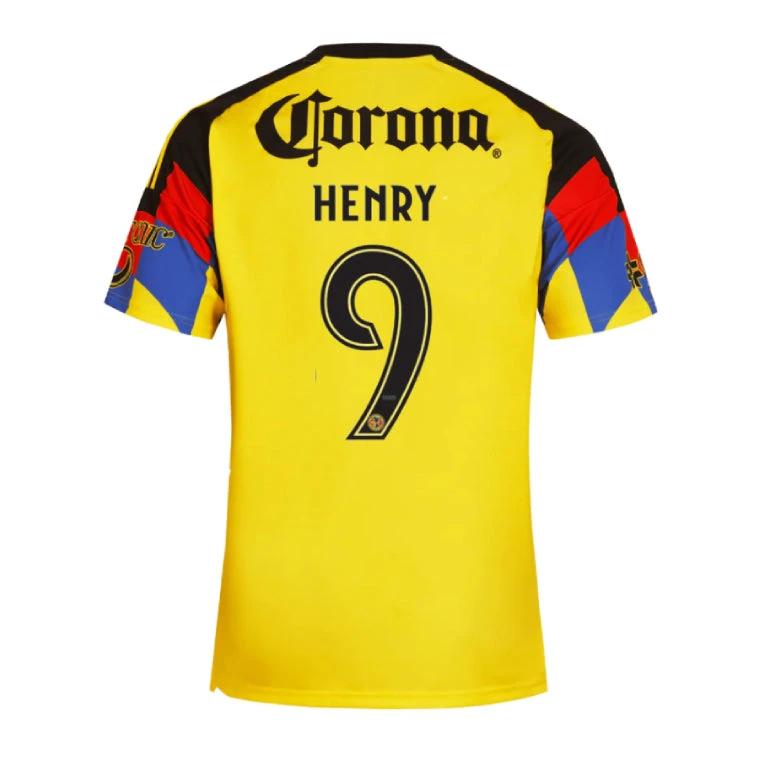 Club América 2025-26 Henry 9 Home Jersey – Yellow by Soccer Jersey