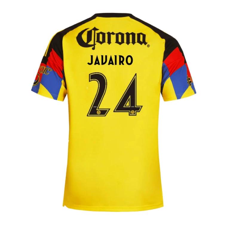 Club América 2025-26 Javairo 24 Home Jersey – Yellow by Soccer Jersey