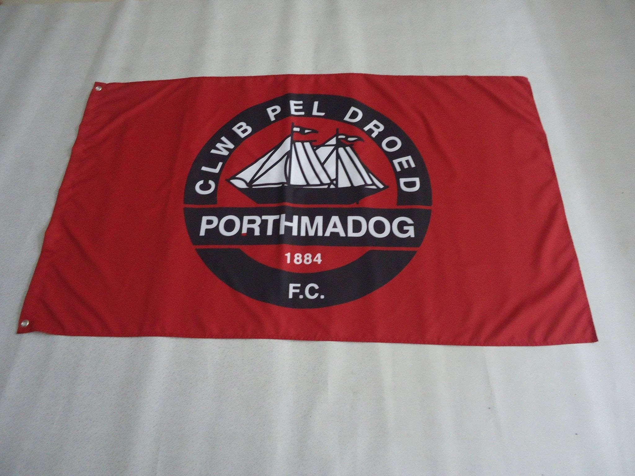 clwb pel droed porthmadog Flag-3x5ft Banner-100% polyester by flagsshop
