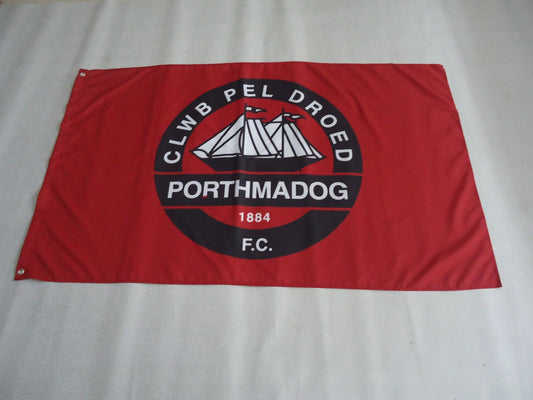 clwb pel droed porthmadog Flag-3x5ft Banner-100% polyester by flagsshop