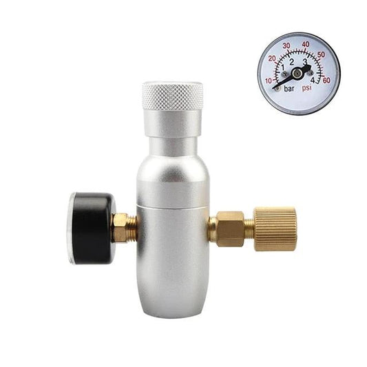 Co2 Charger Kit 0-60PSI Co2 Regulator Mini Keg Charger with Ball Lock by Bowlift