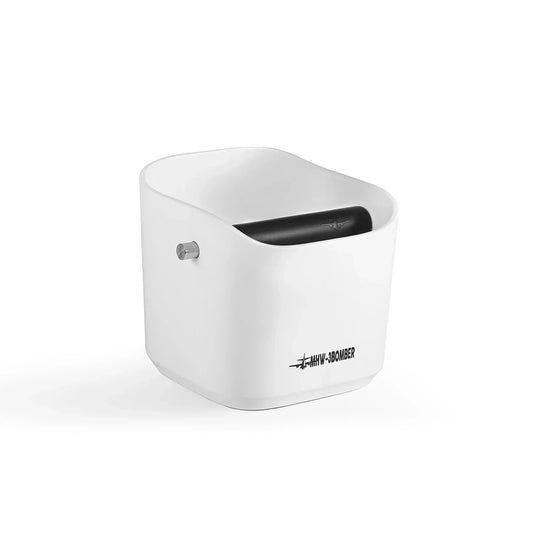 Coffee Grounds Knock Box Square Removable Knock Bar and Non-Slip Base by Bowlift