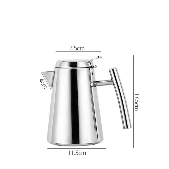 Cold Kettle Tea Set Long Mouth Soup Kettle Stainless Steel Teapot by Bowlift