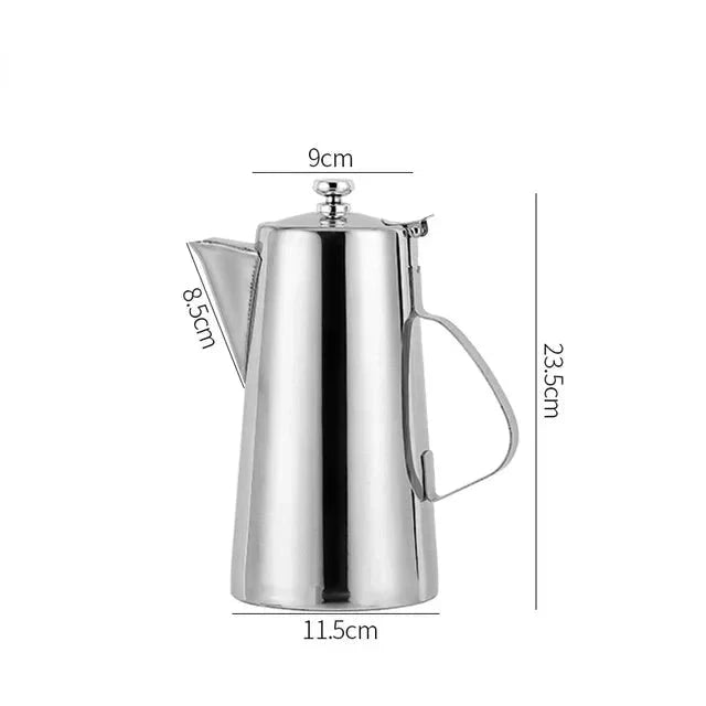 Cold Kettle Tea Set Long Mouth Soup Kettle Stainless Steel Teapot by Bowlift
