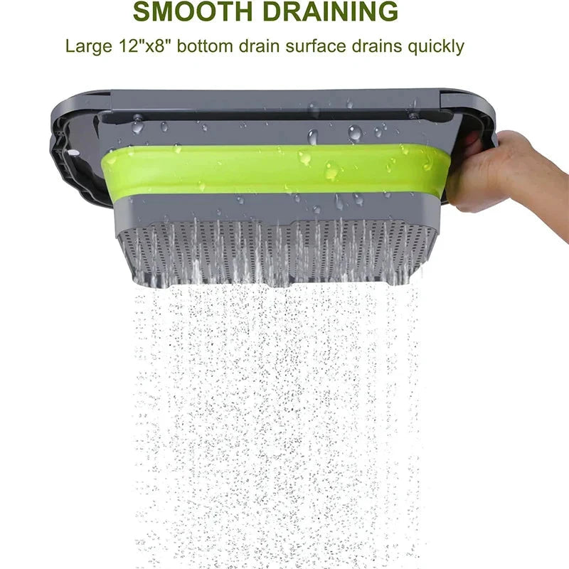 Collapsible Colander with Extendable Handles Over-the-Sink Strainer by Bowlift