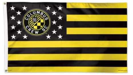 Columbus Crew Nation Flag - 3x5 FT Banner-100% polyester-2 Metal Grommets by flagsshop