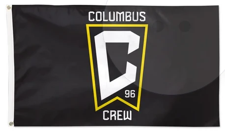 Columbus Crew Nation Flag - 3x5 FT Banner-100% polyester-2 Metal Grommets by flagsshop