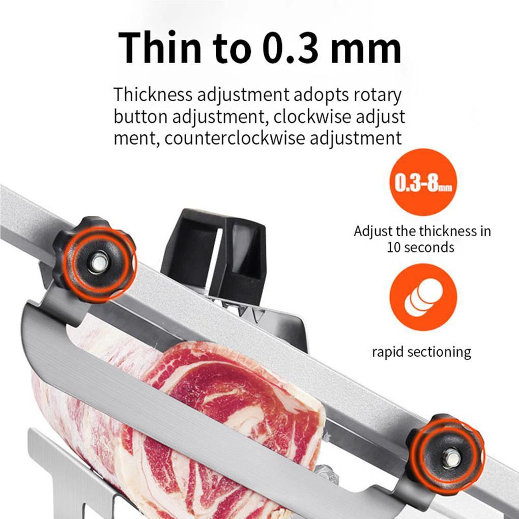 Commercial Stainless Steel Meat Slicer Machine Kitchen Equipment by Bowlift