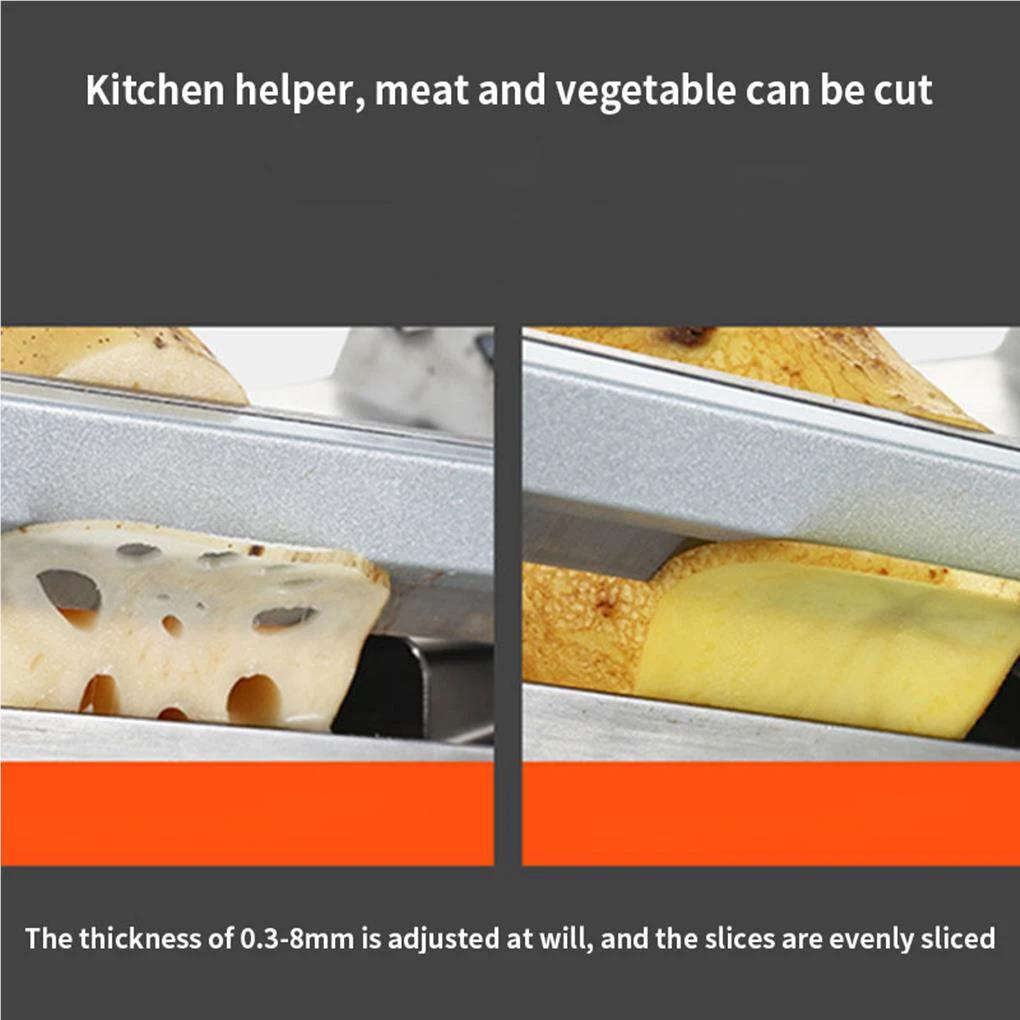 Commercial Stainless Steel Meat Slicer Machine Kitchen Equipment by Bowlift