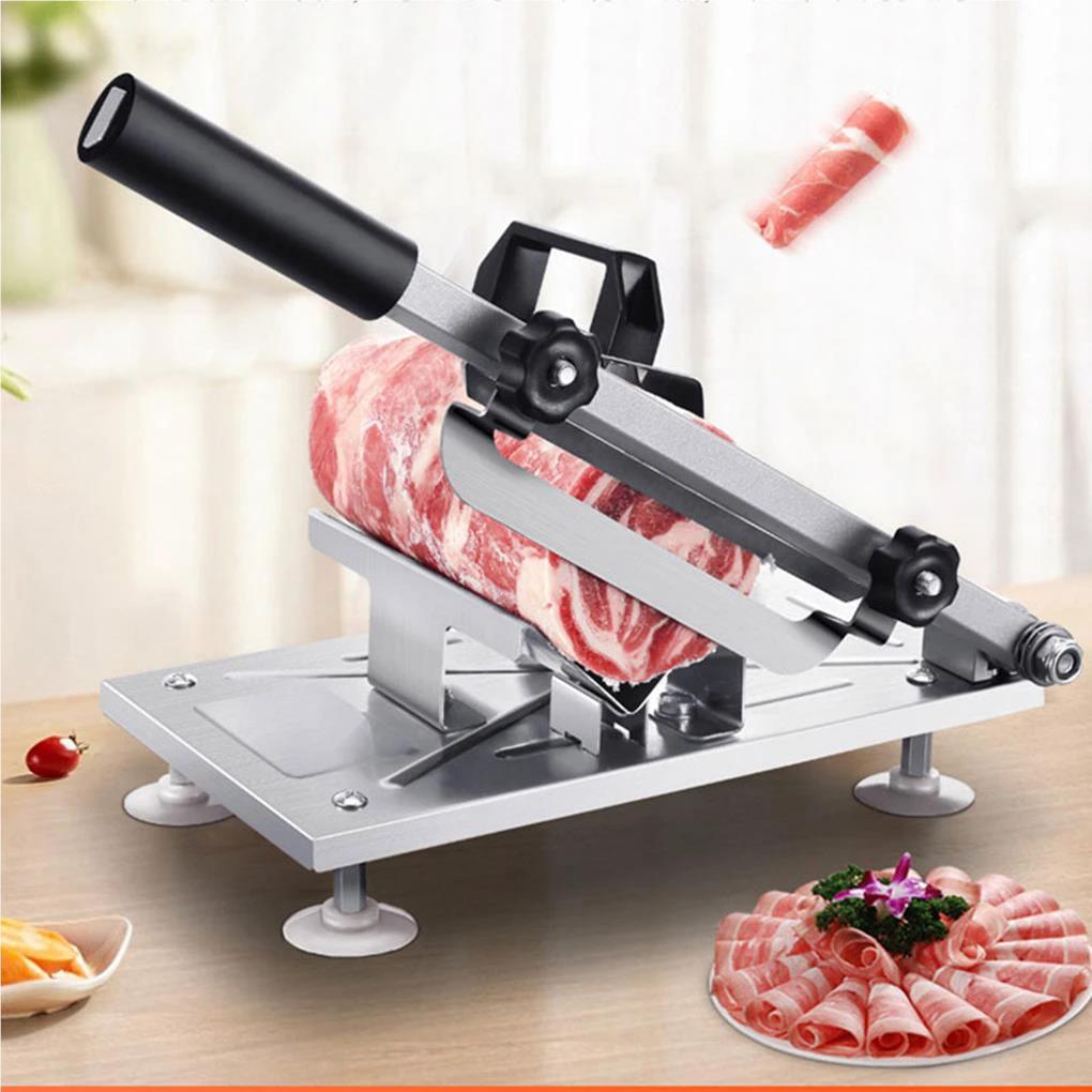 Commercial Stainless Steel Meat Slicer Machine Kitchen Equipment by Bowlift
