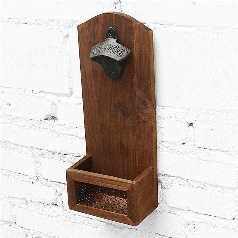 Commercial Vintage Bottle Opener Wall Mounted Bar Glass Bottle Opener by Bowlift