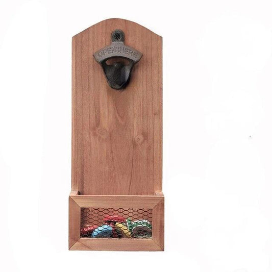 Commercial Vintage Bottle Opener Wall Mounted Bar Glass Bottle Opener by Bowlift