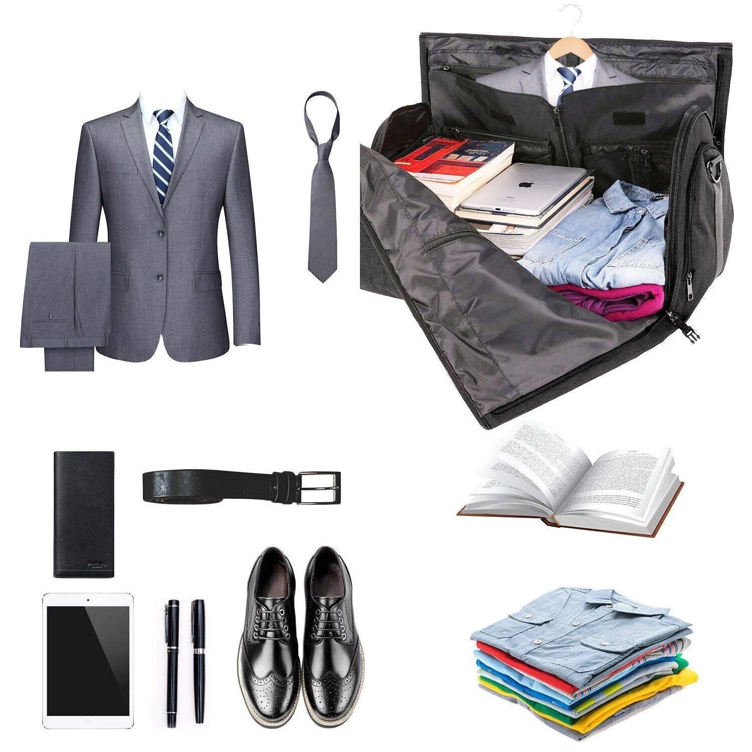 Convertible Massive Storage - upto 6 days bag with designed compartments Bowlift by Bowlift