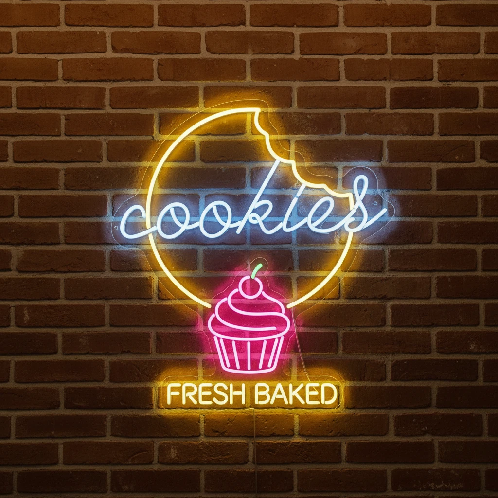 Cookies Neon Sign Wall Decor Art Led Sign by Neonchics