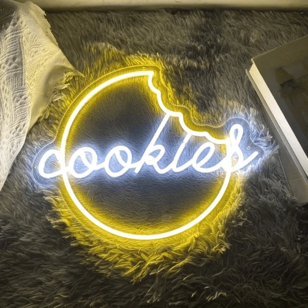 Cookies Neon Sign Wall Decor Art Led Sign by Neonchics