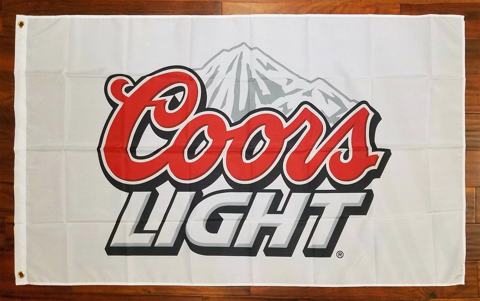 Coors Light Flag-3x5 FT Coors Light Silver Bullet Beer Banner-100% polyester-2 Metal Grommets by flagsshop