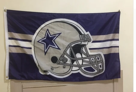 Dallas Cowboys Flag-3x5 NFL Banner-100% polyester-Helmet-Champions by flagsshop