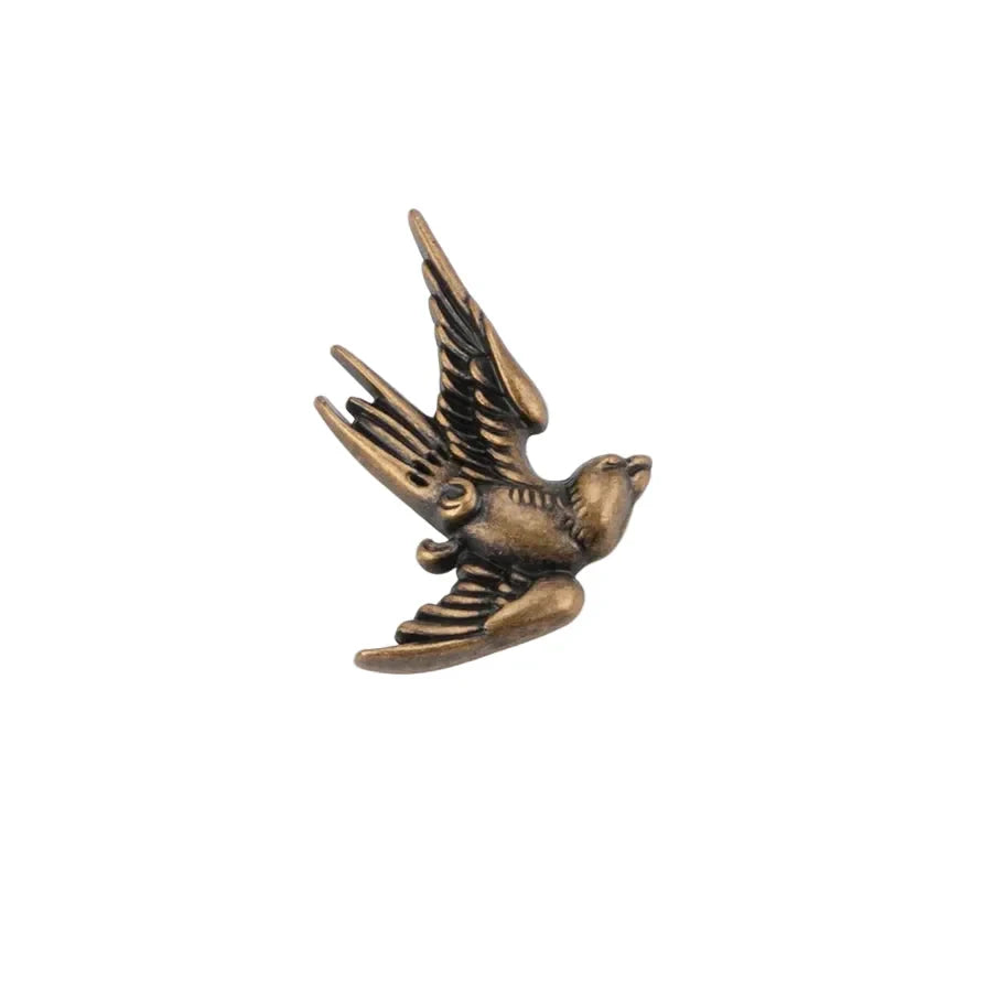 Creative Bird Shaped Cabinet Knob Antique Brass Drawer and Door Handle by Bowlift