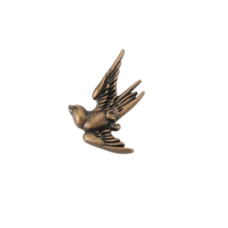 Creative Bird Shaped Cabinet Knob Antique Brass Drawer and Door Handle by Bowlift