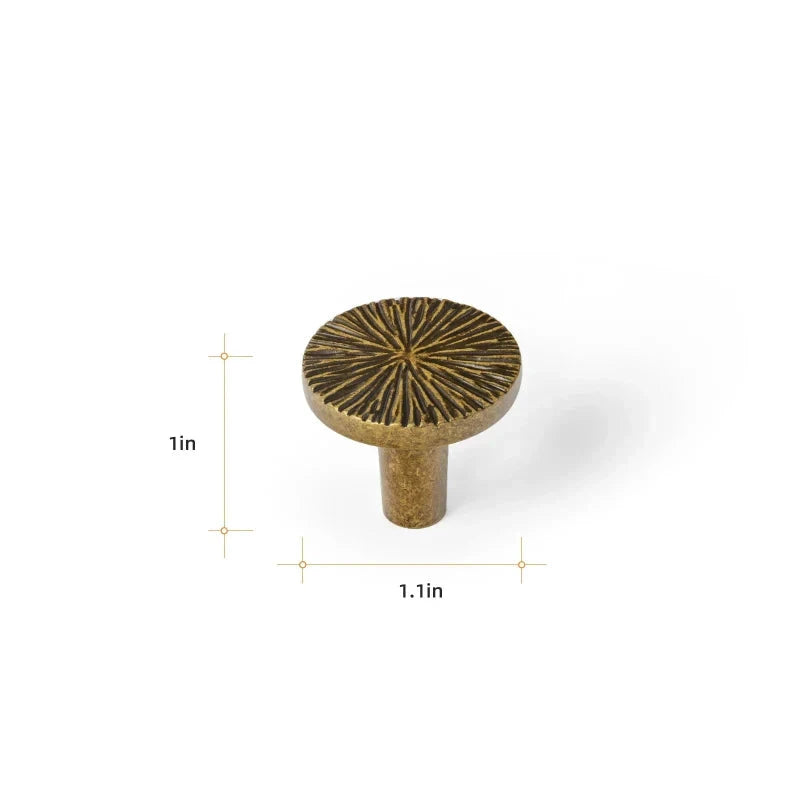 Creative Half Moon Drawer Pull Irregular Circle Cabinet Knob Handle by Bowlift