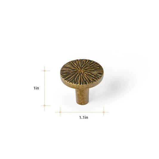 Creative Half Moon Drawer Pull Irregular Circle Cabinet Knob Handle by Bowlift