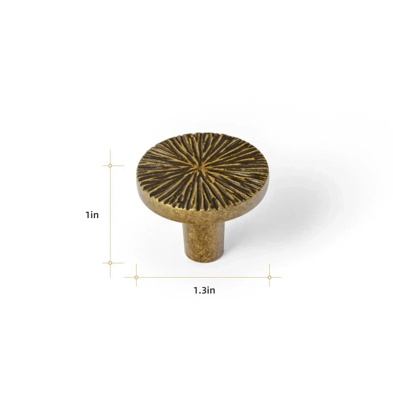 Creative Half Moon Drawer Pull Irregular Circle Cabinet Knob Handle by Bowlift