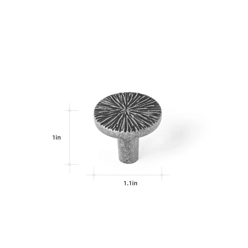 Creative Half Moon Drawer Pull Irregular Circle Cabinet Knob Handle by Bowlift