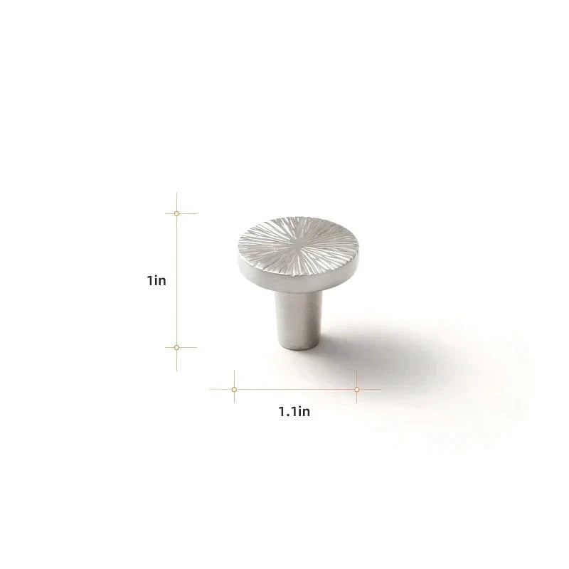 Creative Half Moon Drawer Pull Irregular Circle Cabinet Knob Handle by Bowlift