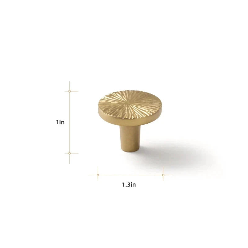 Creative Half Moon Drawer Pull Irregular Circle Cabinet Knob Handle by Bowlift