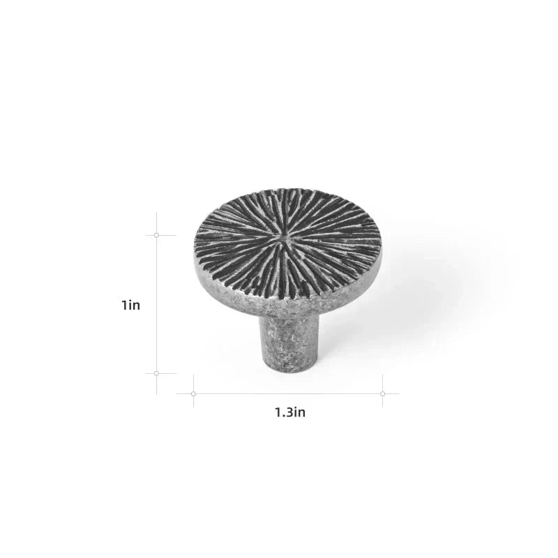 Creative Half Moon Drawer Pull Irregular Circle Cabinet Knob Handle by Bowlift