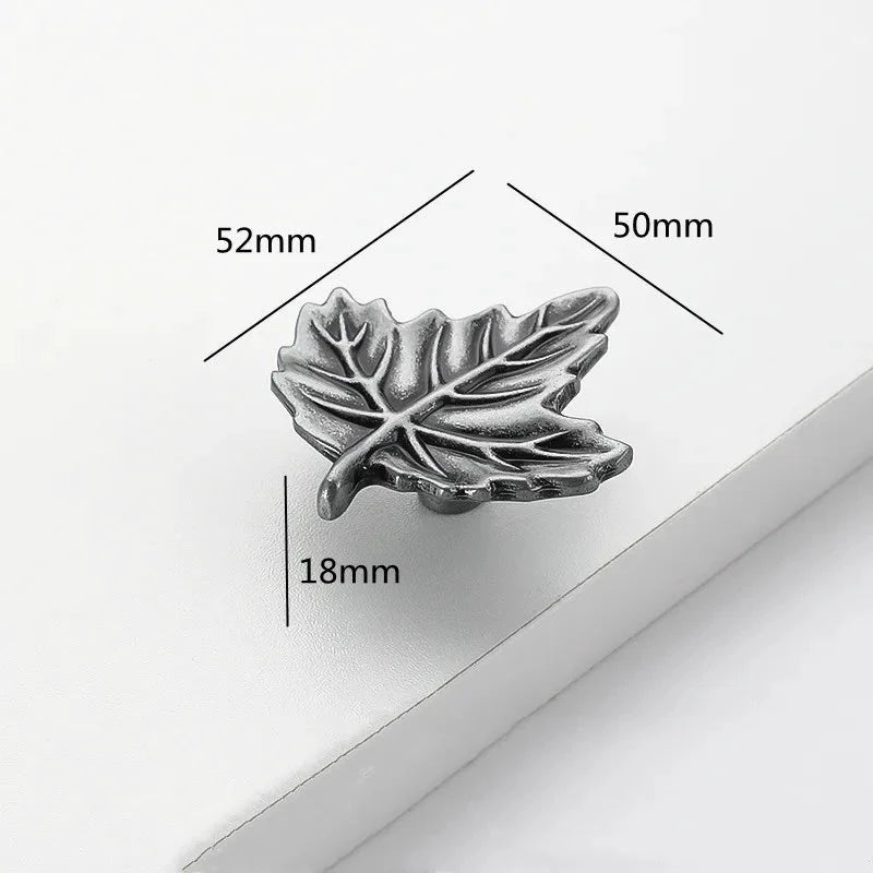 Creative Tree Branch & Leaf Cabinet Knob Furniture Drawer Handle Pull by Bowlift