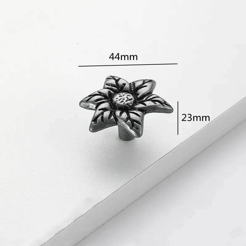 Creative Tree Branch & Leaf Cabinet Knob Furniture Drawer Handle Pull by Bowlift