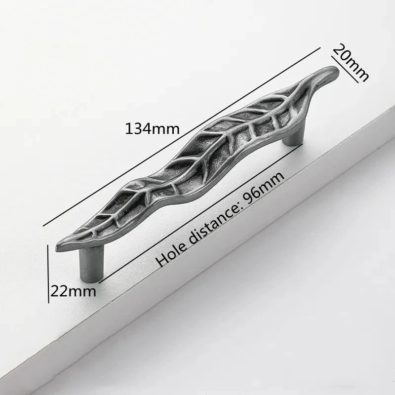 Creative Tree Branch & Leaf Cabinet Knob Furniture Drawer Handle Pull by Bowlift