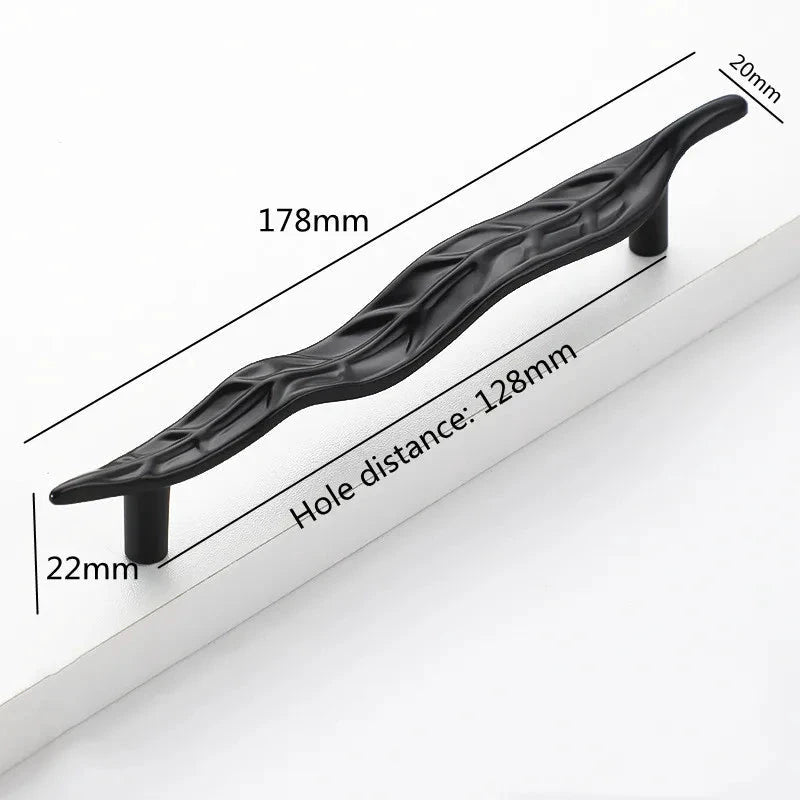 Creative Tree Branch & Leaf Cabinet Knob Furniture Drawer Handle Pull by Bowlift