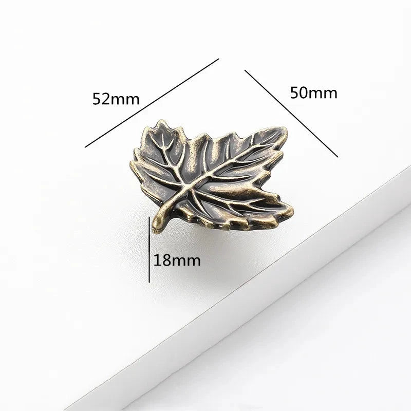 Creative Tree Branch & Leaf Cabinet Knob Furniture Drawer Handle Pull by Bowlift