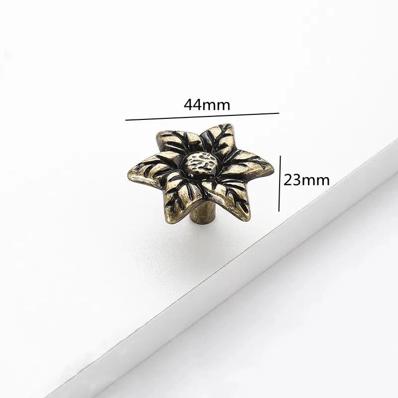 Creative Tree Branch & Leaf Cabinet Knob Furniture Drawer Handle Pull by Bowlift