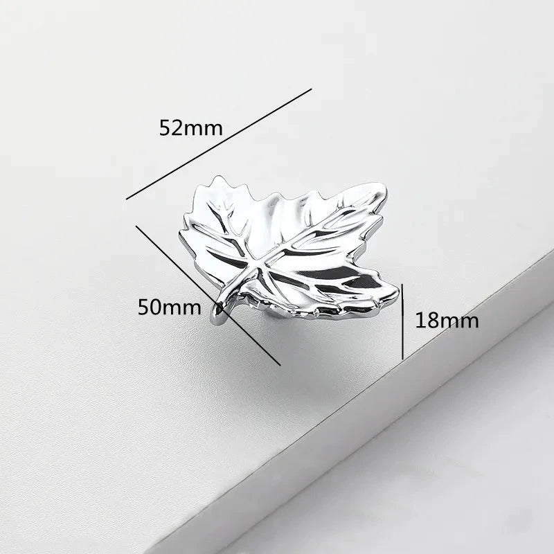 Creative Tree Branch & Leaf Cabinet Knob Furniture Drawer Handle Pull by Bowlift