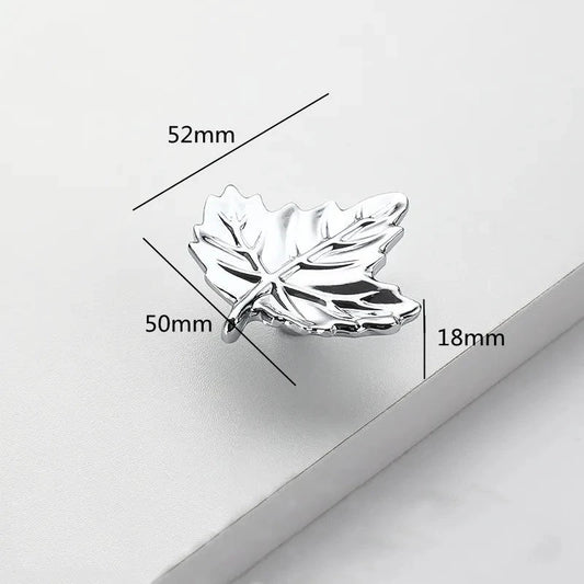 Creative Tree Branch & Leaf Cabinet Knob Furniture Drawer Handle Pull by Bowlift