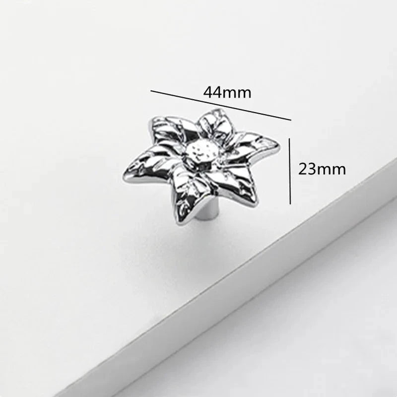 Creative Tree Branch & Leaf Cabinet Knob Furniture Drawer Handle Pull by Bowlift