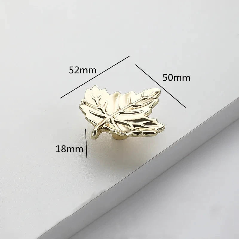 Creative Tree Branch & Leaf Cabinet Knob Furniture Drawer Handle Pull by Bowlift