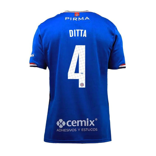 Cruz Azul 2025-26 Home DITTA 4 Jersey – Blue by Soccer Jersey