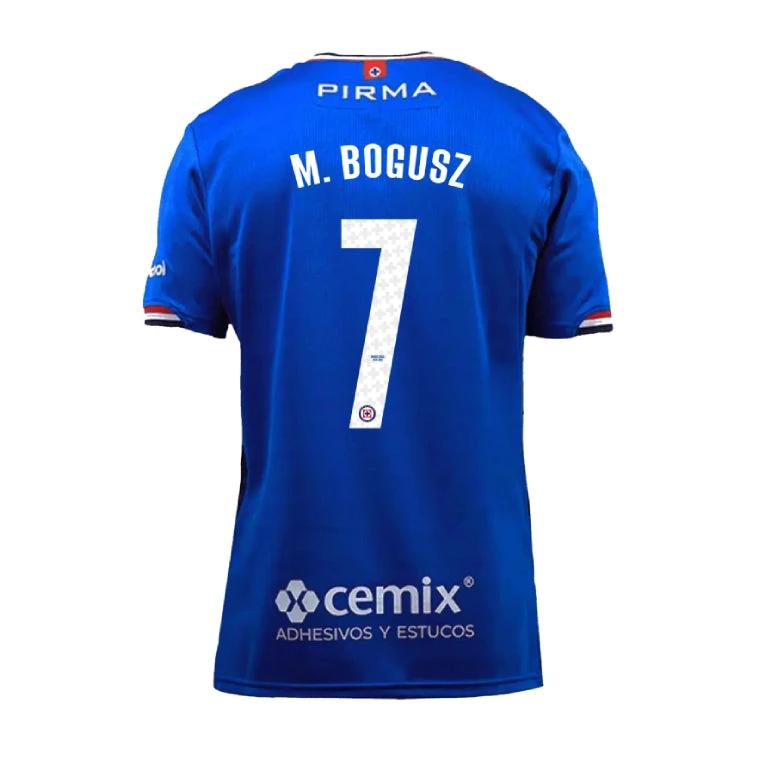 Cruz Azul 2025-26 Home M. BOGUSZ 7 Jersey – Blue by Soccer Jersey