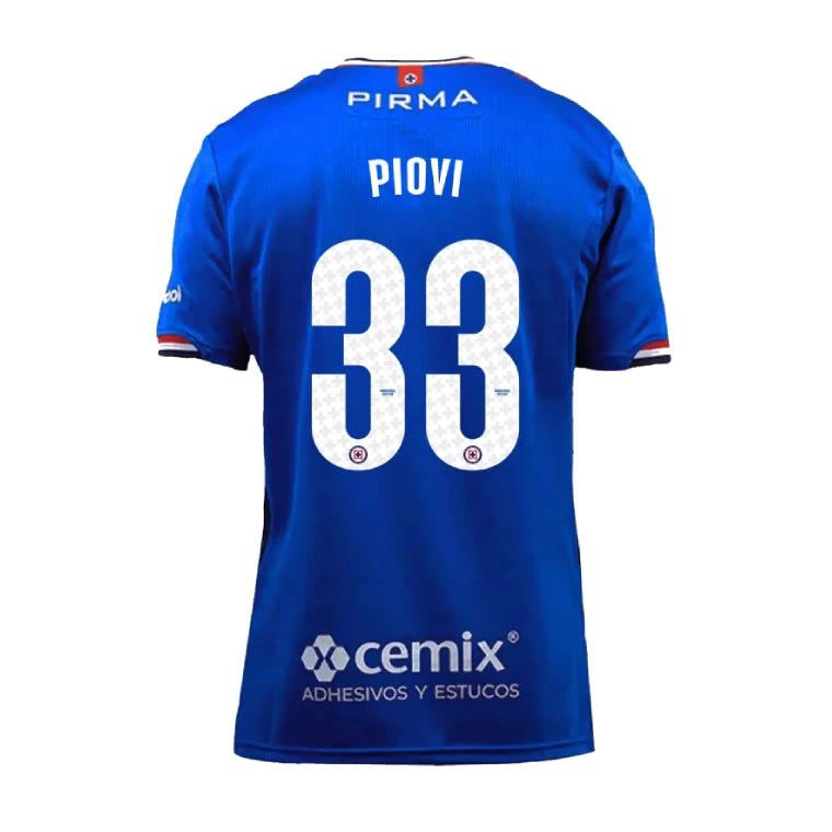 Cruz Azul 2025-26 Home PIOVI 33 Jersey – Blue by Soccer Jersey