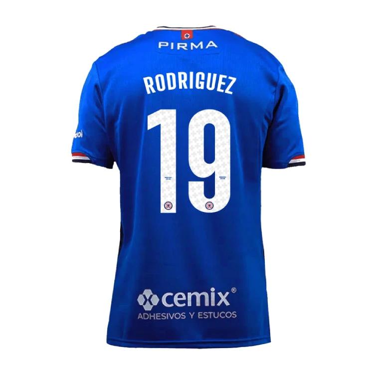 Cruz Azul 2025-26 Home RODRIGUEZ 19 Jersey – Blue by Soccer Jersey