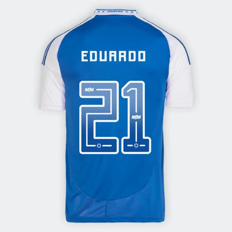 Cruzeiro EDUARDO 21 Home 2025-26 Jersey – Blue by Soccer Jersey