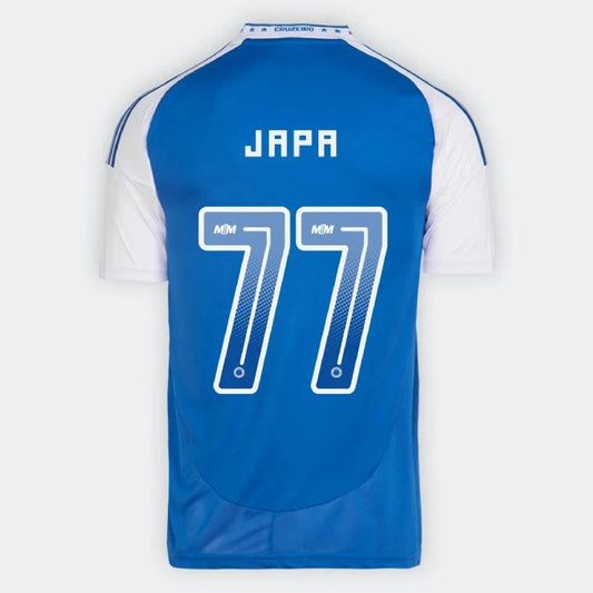 Cruzeiro JAPA 77 Home 2025-26 Jersey – Blue by Soccer Jersey