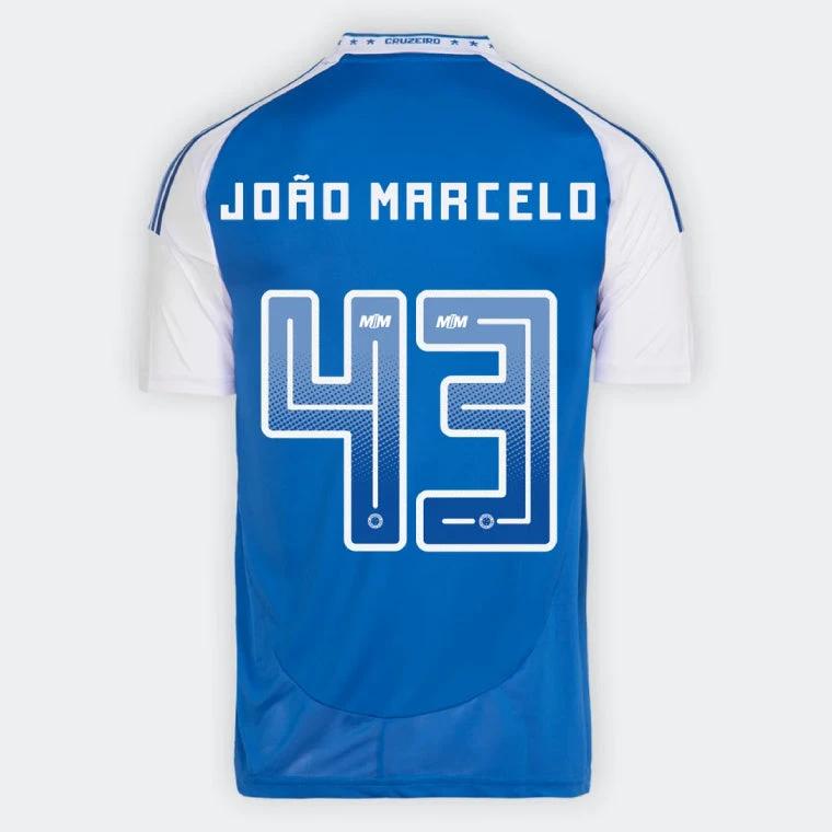 Cruzeiro JOAO MARCELO 43 Home 2025-26 Jersey – Blue by Soccer Jersey