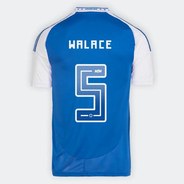 Cruzeiro WALACE 5 Home 2025-26 Jersey – Blue by Soccer Jersey